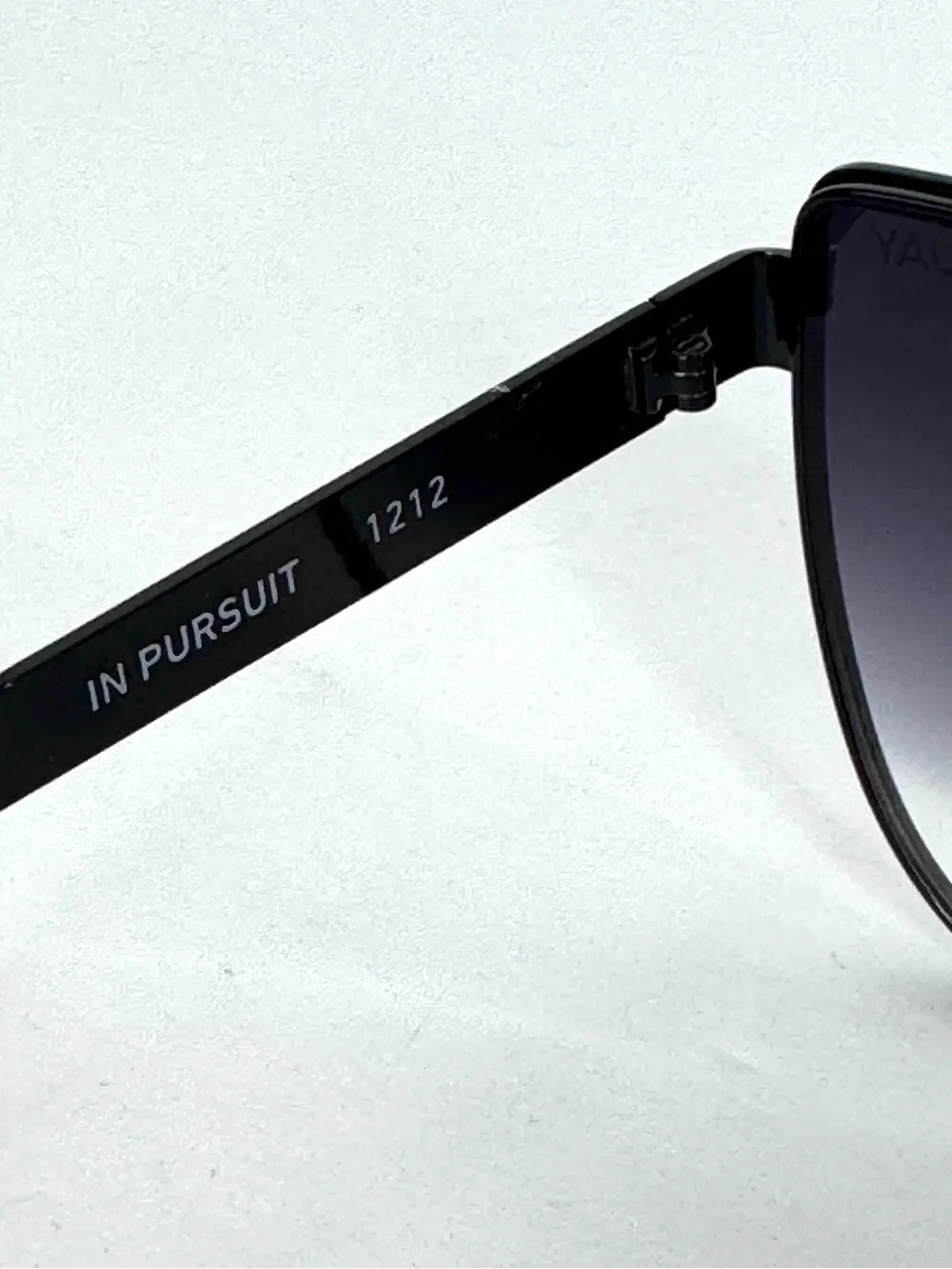 QUAY AUSTRALIA In Pursuit Cat Eye Sunglasses Black Fade